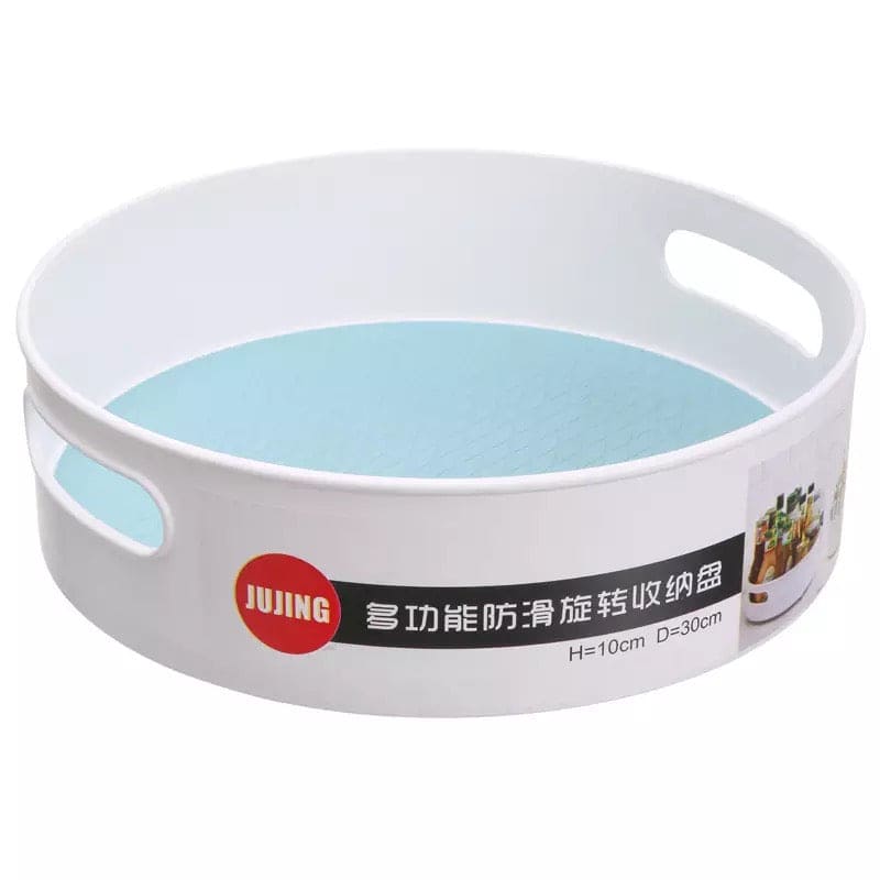 360° Rotating Kitchen Storage Tray, Kitchen Storage Container For Spice Food Snack, Bathroom Shampoo Storage Tray, Non Slip Snack Dried Storage Plate, Multifunctional Antiskid Rotary Storage Box 360° Rotating Kitchen Storage Tray, Kitchen Storage Container For Spice Food Snack, Bathroom Shampoo Storage Tray, Non Slip Snack Dried Storage Plate, Multifunctional Antiskid Rotary Storage Box